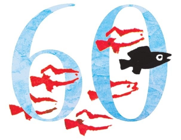 絵本『スイミー』出版60周年記念　ロゴ