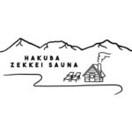 （左）Hakuba Zekkei Sauna “rooftop”　（中）ロゴ　（右）白馬ハイランドホテル屋上からの景色