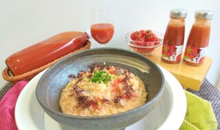 グランプリ受賞『のぐち北湯沢ファームのトマトを使った朝活ご飯「トマトのお粥」』