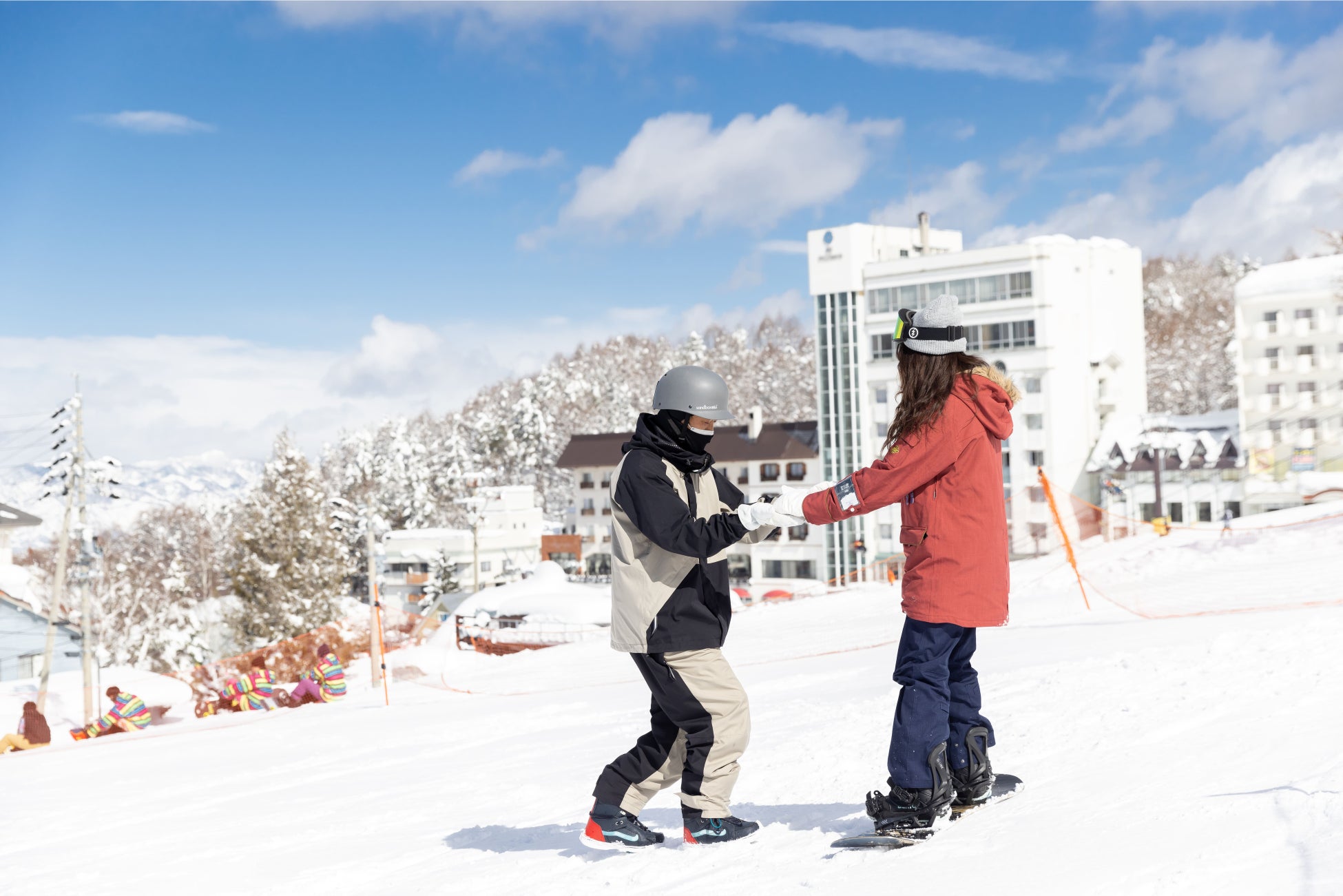 基本の横滑りからレッスン　