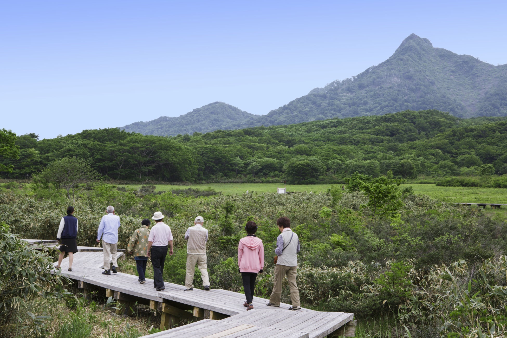 朝の緒山歩会