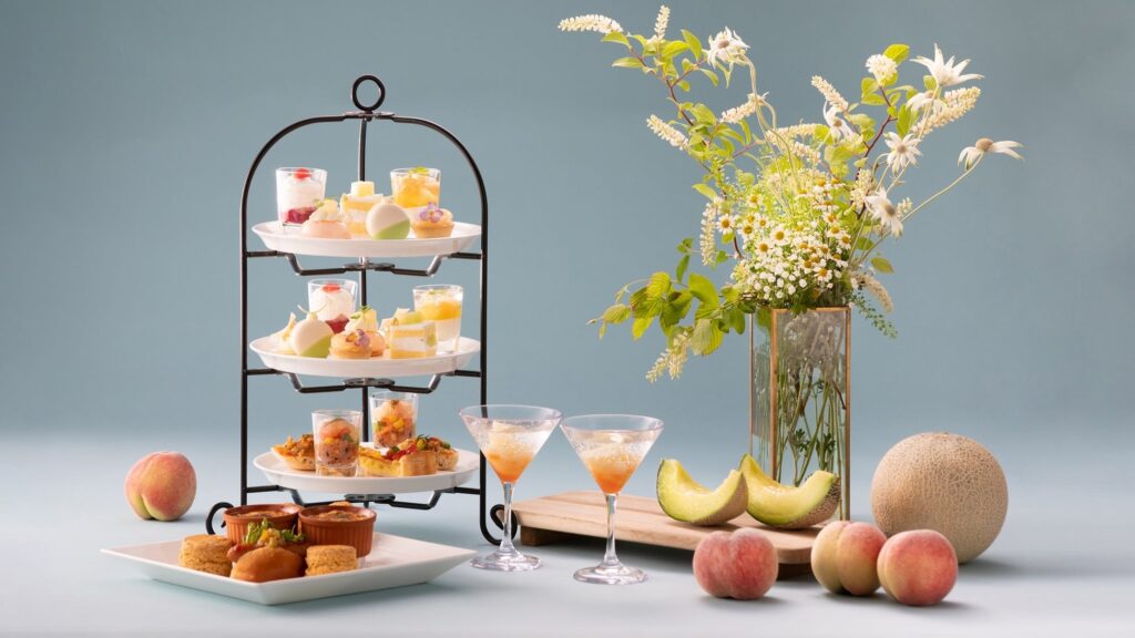 Fresh Summer - Peach & Melon Afternoon Tea-