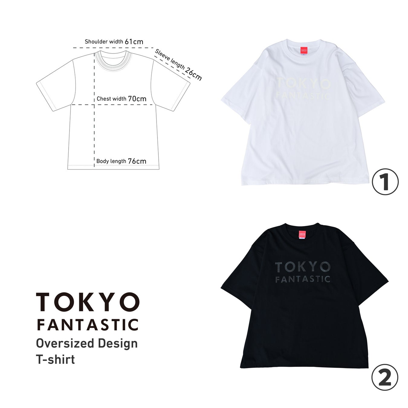 TOKYO FANTASTIC Oversized T-shirts