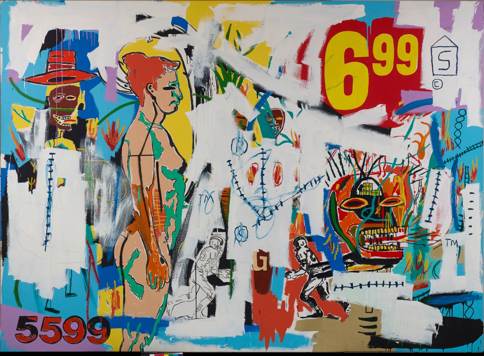 Jean-Michel Basquiat, Andy Warhol, 6.99, 1985