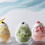 ふわふわ食感のかき氷(さつま芋&ほうじ茶・河越抹茶・いちご)イメージ