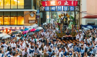 7月15日 須崎町 廻り止め「追い山笠」の風景(2022年撮影)