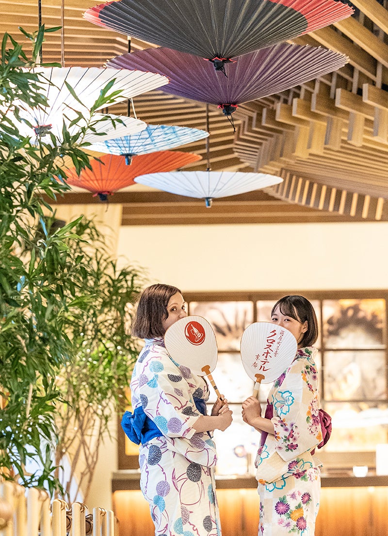 浴衣×京和傘スカイの“映える”写真が撮影できます