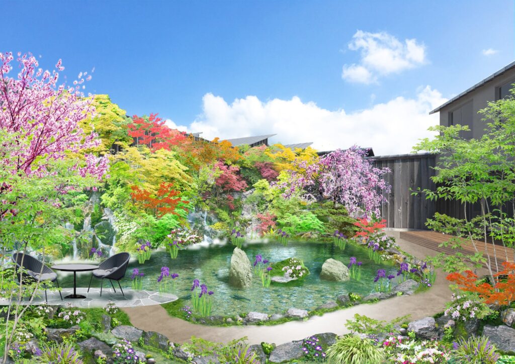 石原和幸が英国チェルシー・フラワーショーで金賞を獲得した庭園を再現