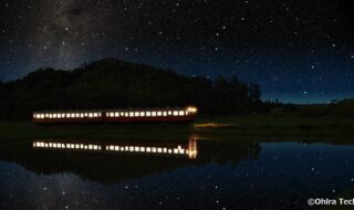 「千葉の星めぐり」小湊鉄道の線路沿い