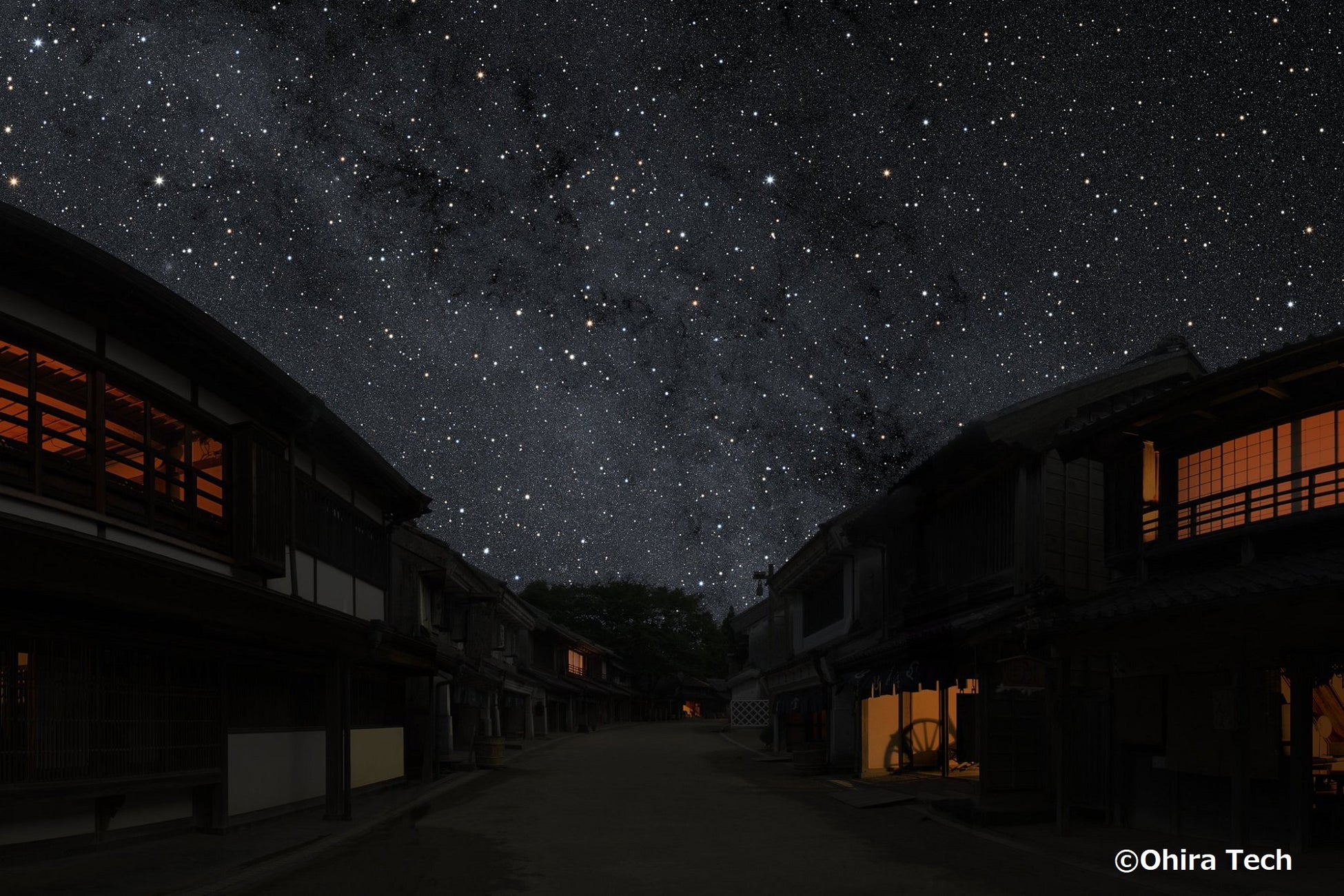 「千葉の星めぐり」150年前の町並み