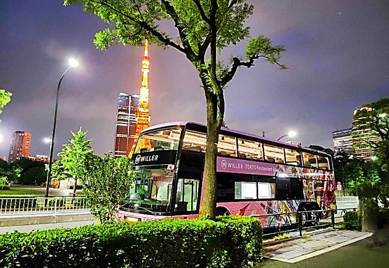 東京レストランバスと東京タワー