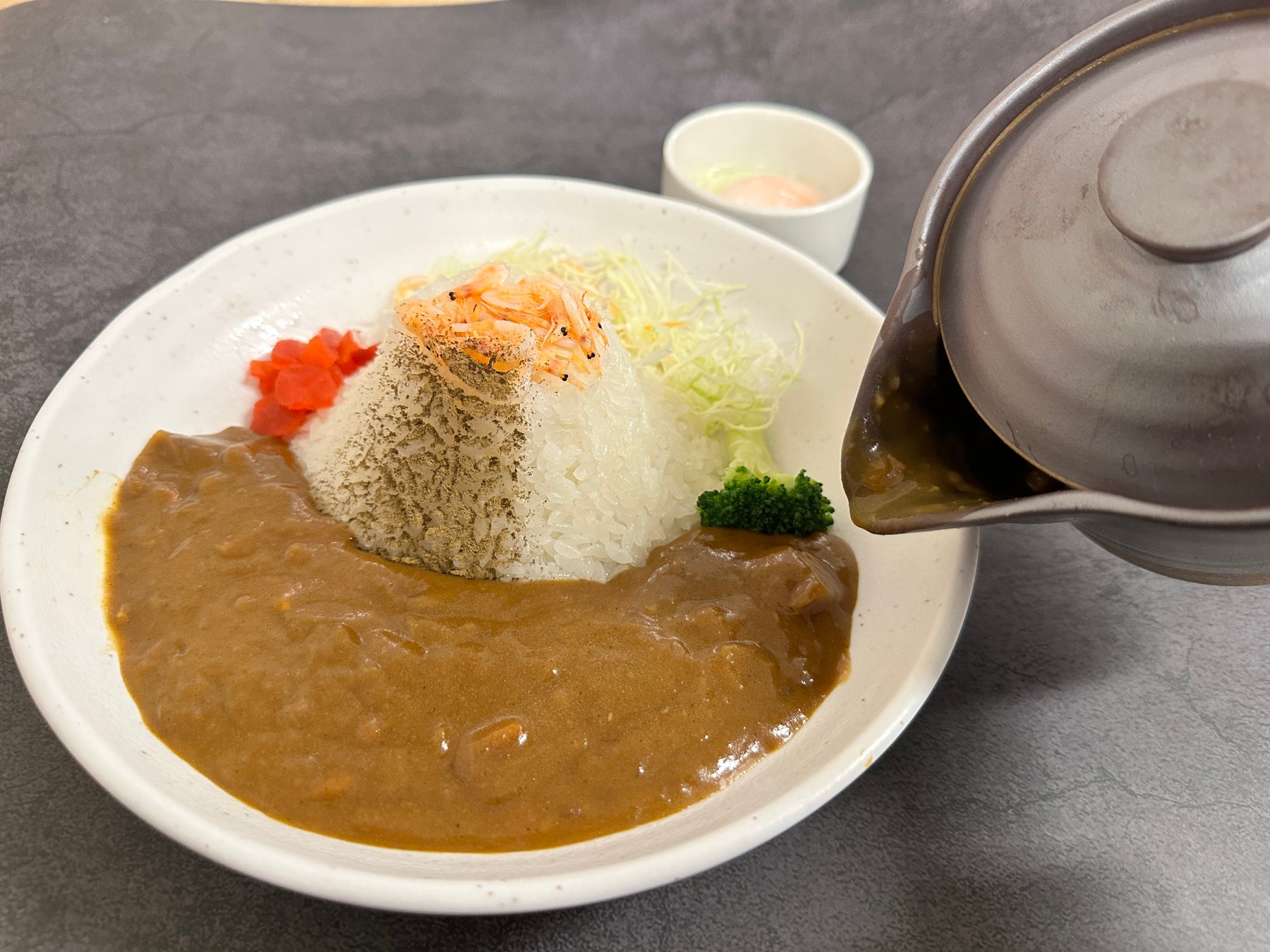 富士のほうじ茶カレー 岳南電車コラボ硬券つき