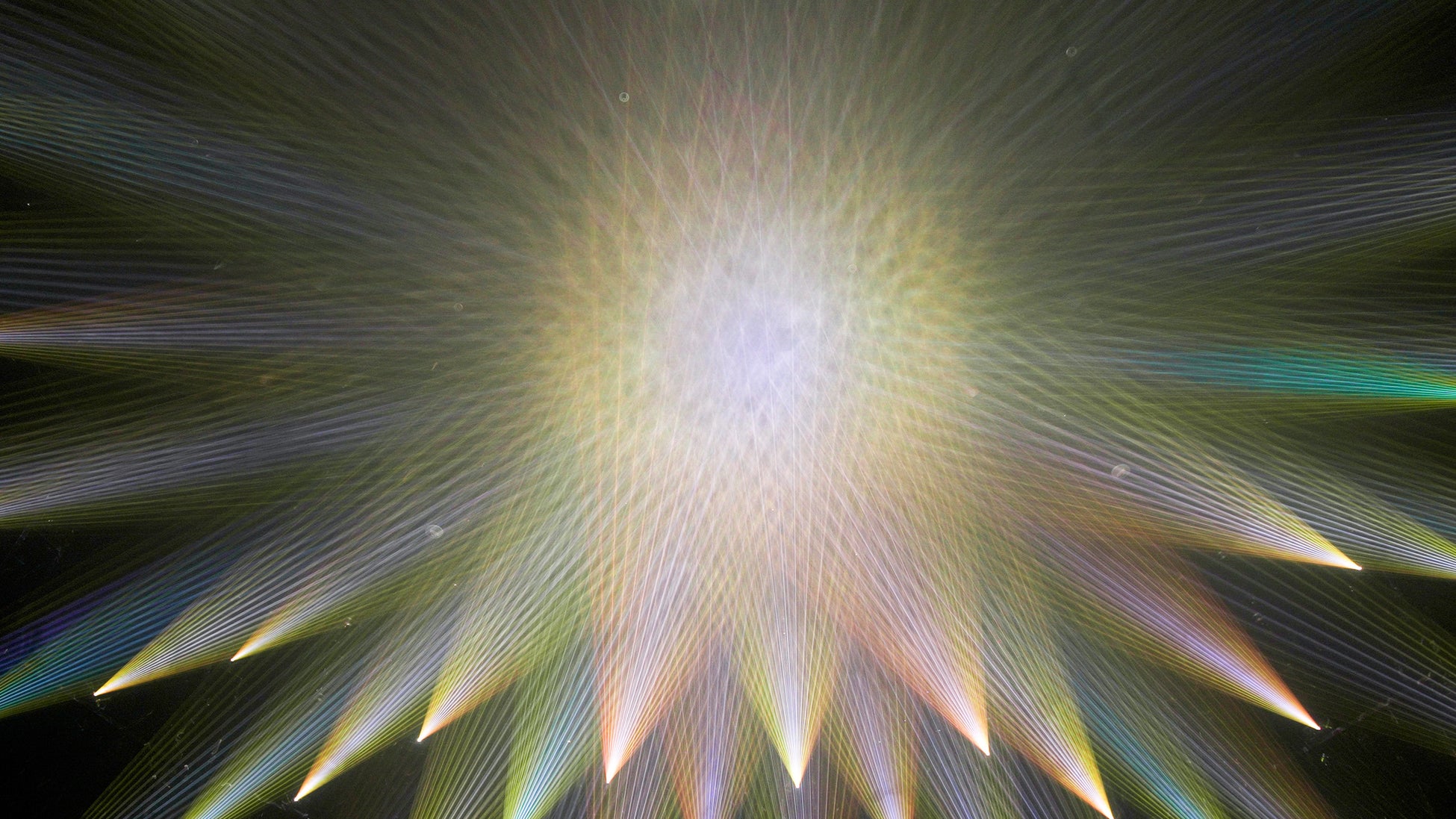 チームラボ《Nebula》2023, Light Sculpture - Plane, Sound - Hideaki Takahashi © チームラボ