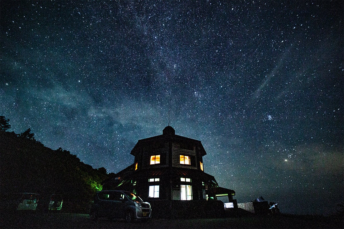 ドンデン高原から見える星空