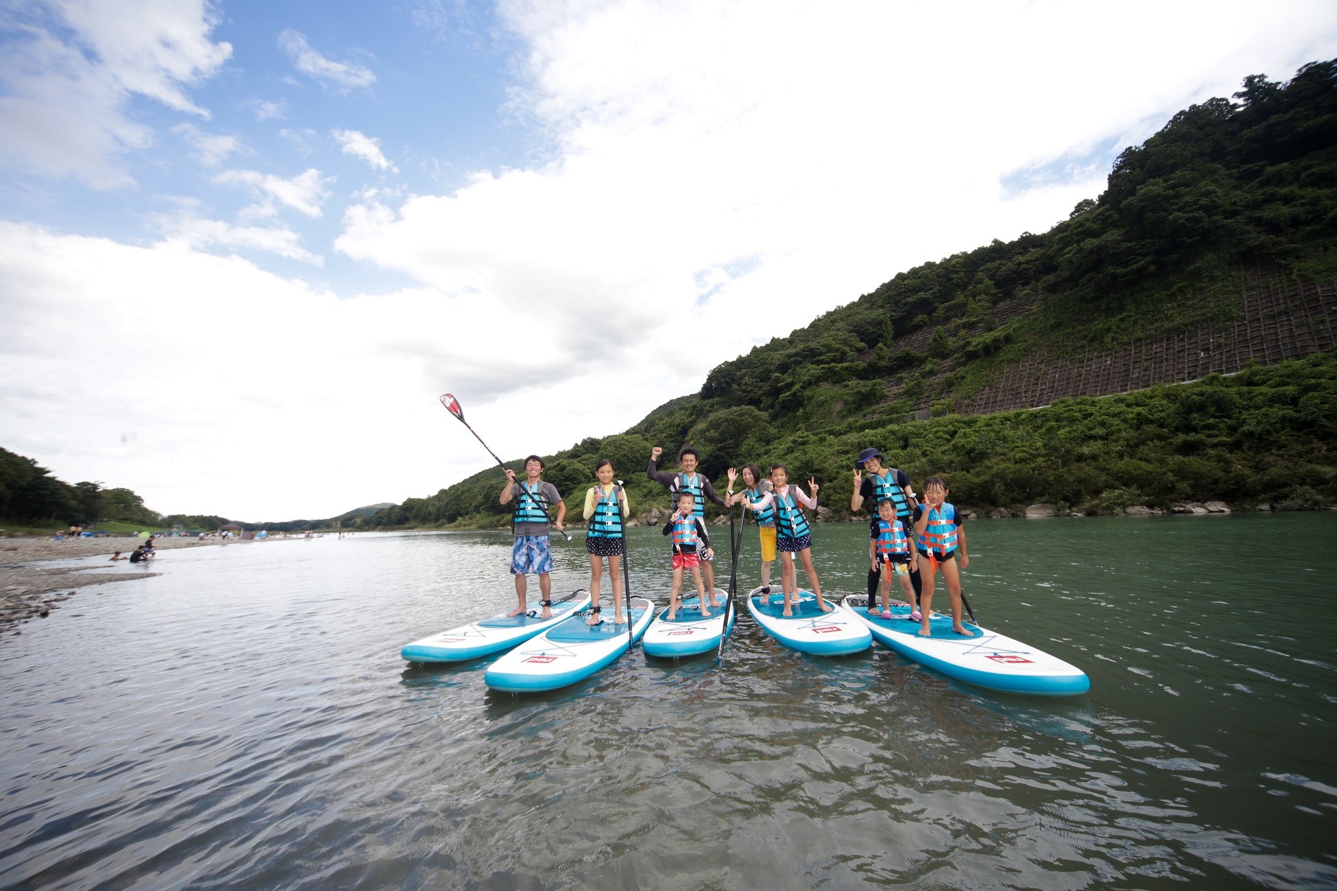 宮川で行うアクティビティ「SUP」が人気