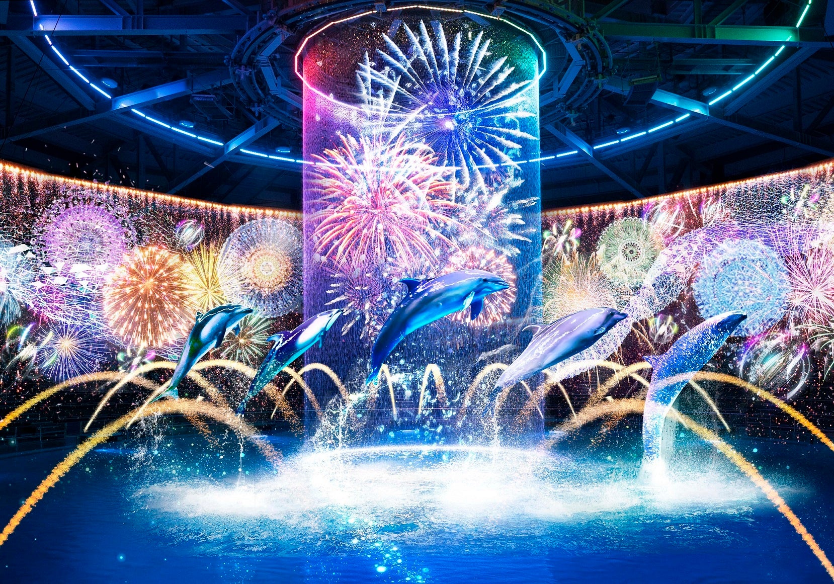 瑠璃花火 Digital Fireworks ※イメージ