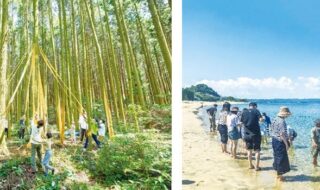 ※昨年実施した「三ツ矢青空たすき」実証実験プログラムの様子