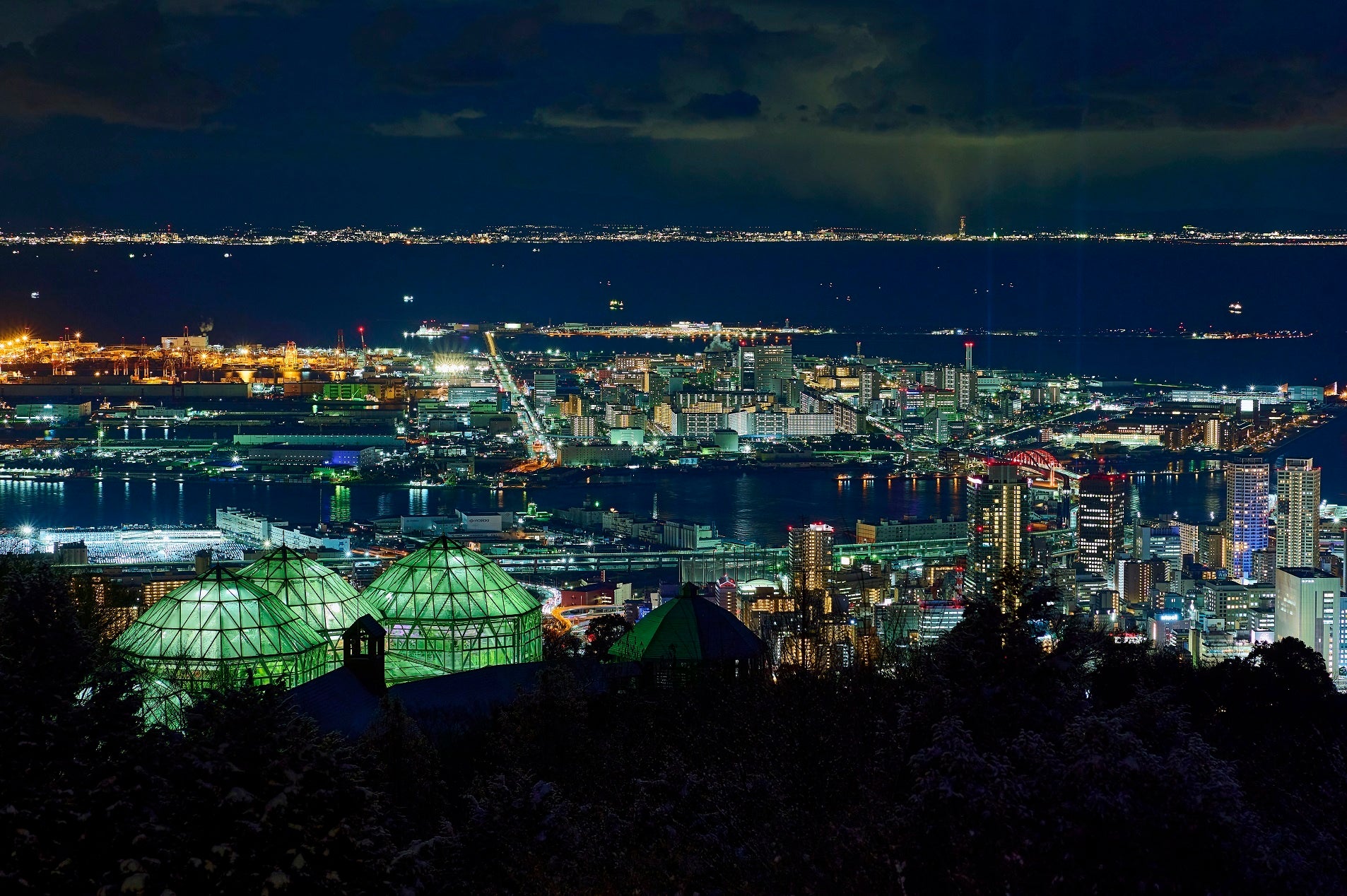 展望プラザからの夜景