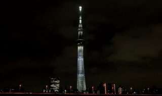 白色のライティング　ⒸTOKYO-SKYTREE