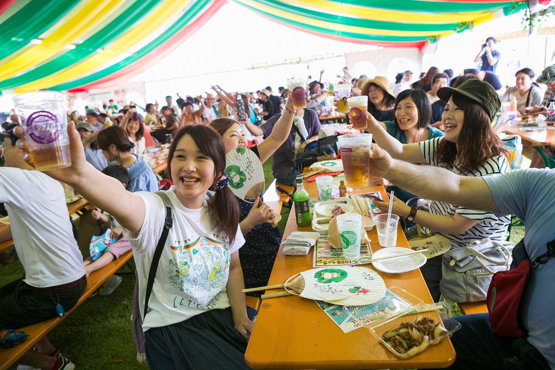 スペシャルライブの音楽と、美味しいビールが味わえます