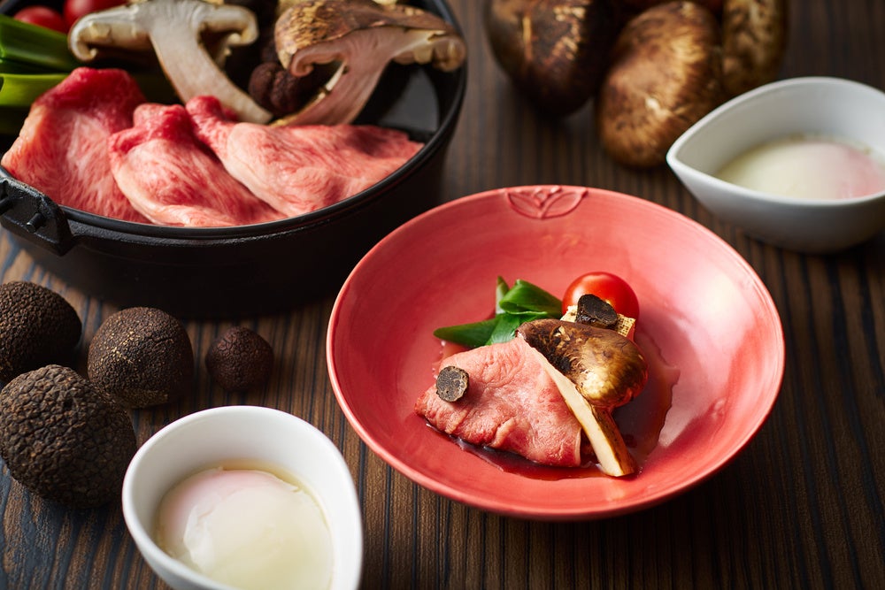 近江牛のすき焼き～松茸とトリュフ風味～イメージ