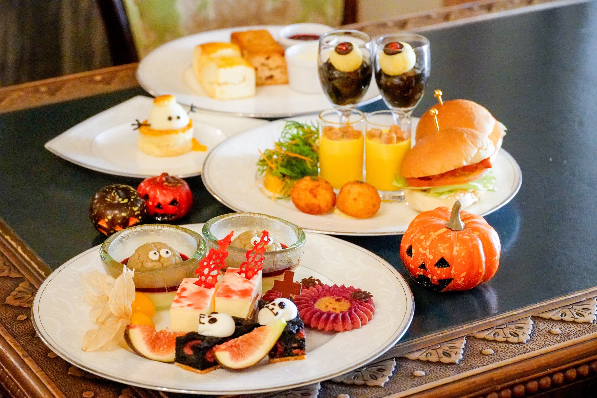 ハロウィンナイト・アフタヌーンティー（料理イメージ）