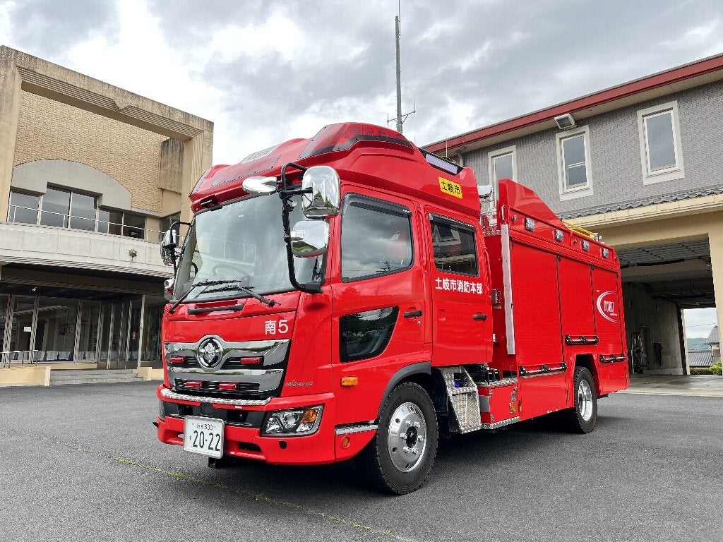 化学消防ポンプ車イメージ