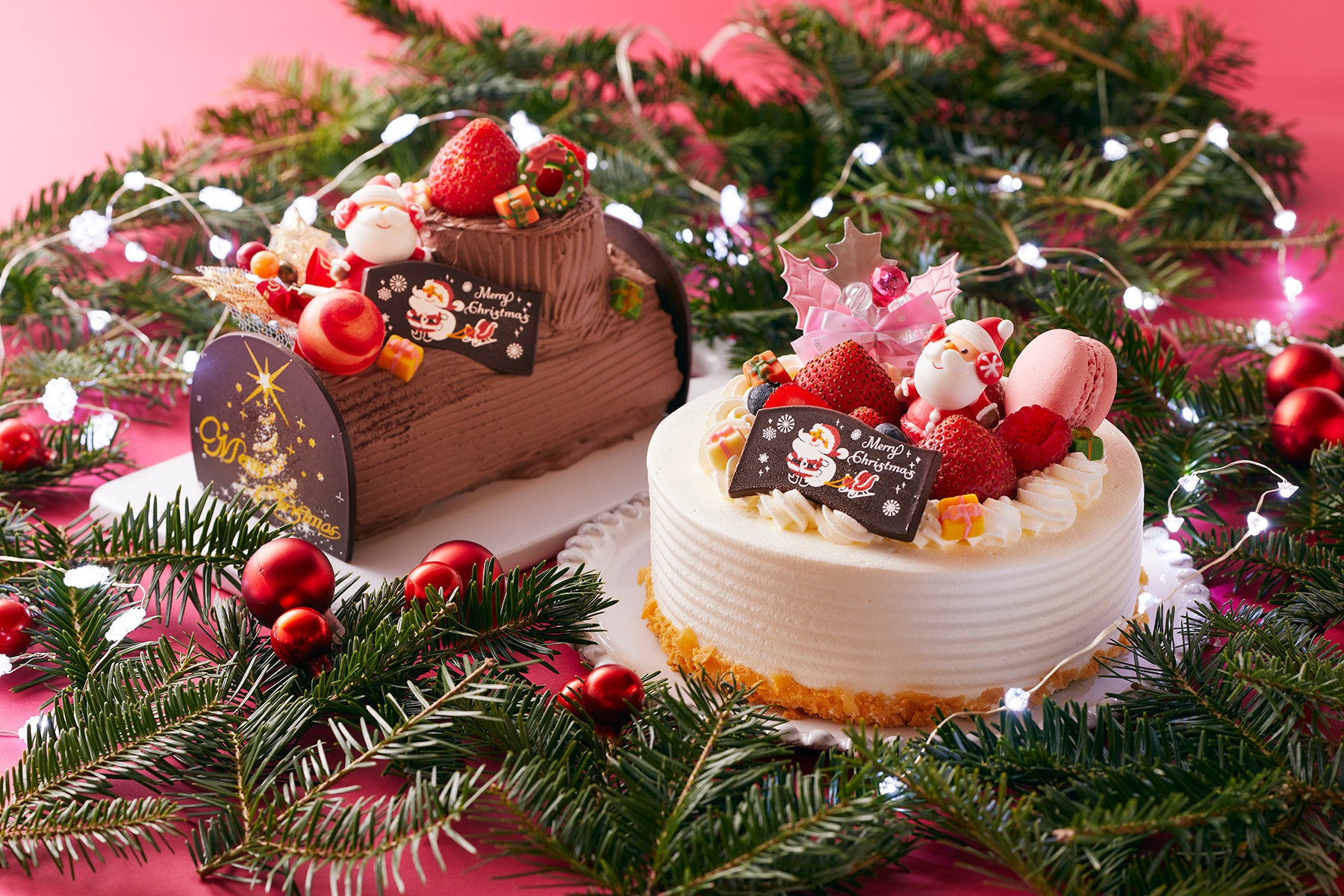 選べる2種のクリスマスケーキ（イメージ）