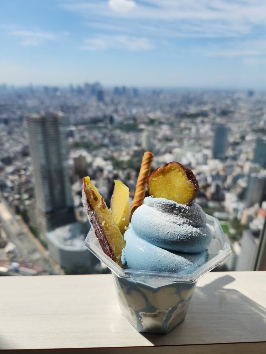 日輪焼き芋パフェ 850円