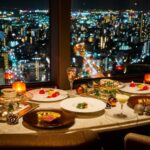 地上約140ｍに広がる東京の夜景とともにお食事を堪能（品川プリンスホテル「DINING & BAR TABLE 9 TOKYO」）
