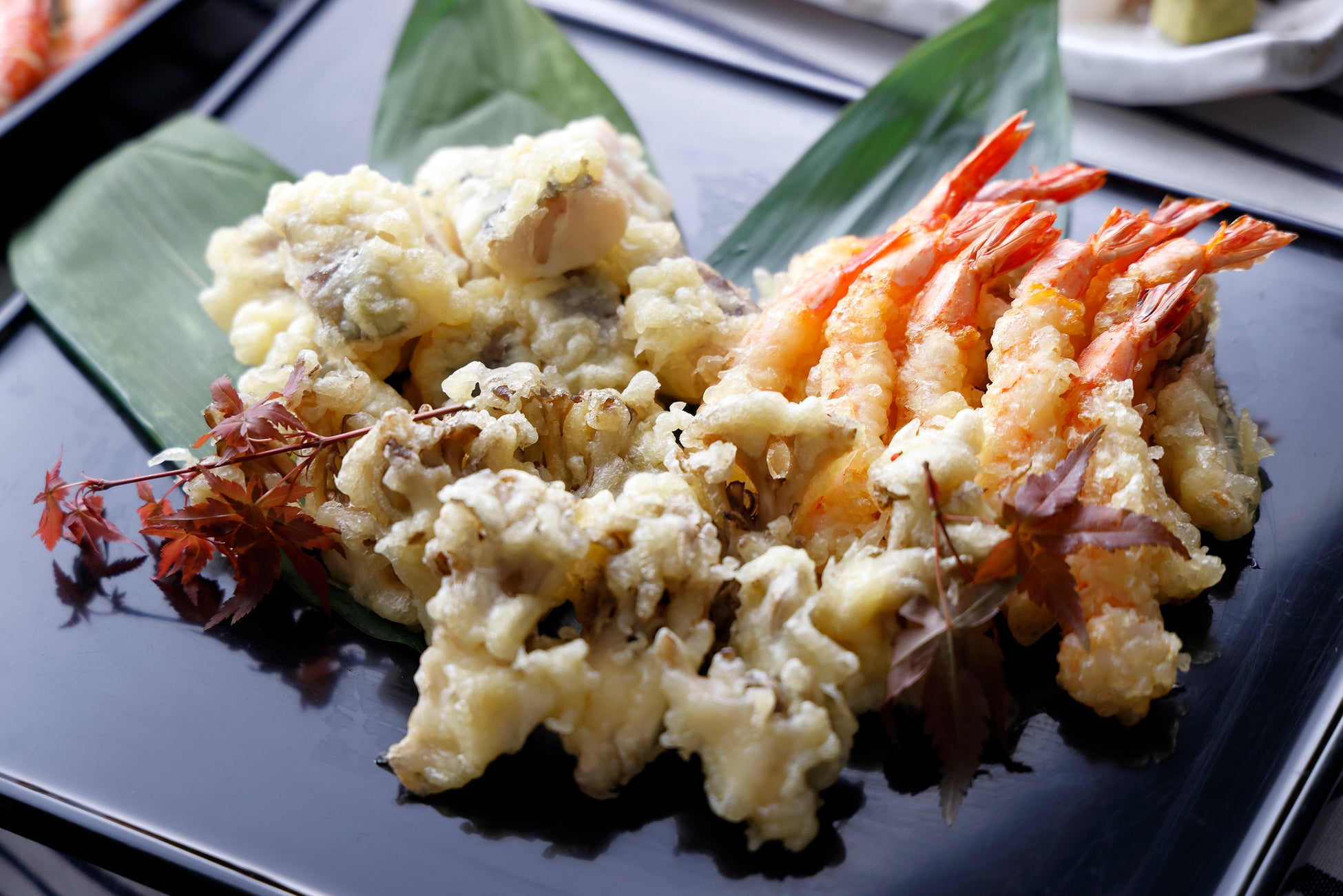 海老や白身魚の「天ぷら」