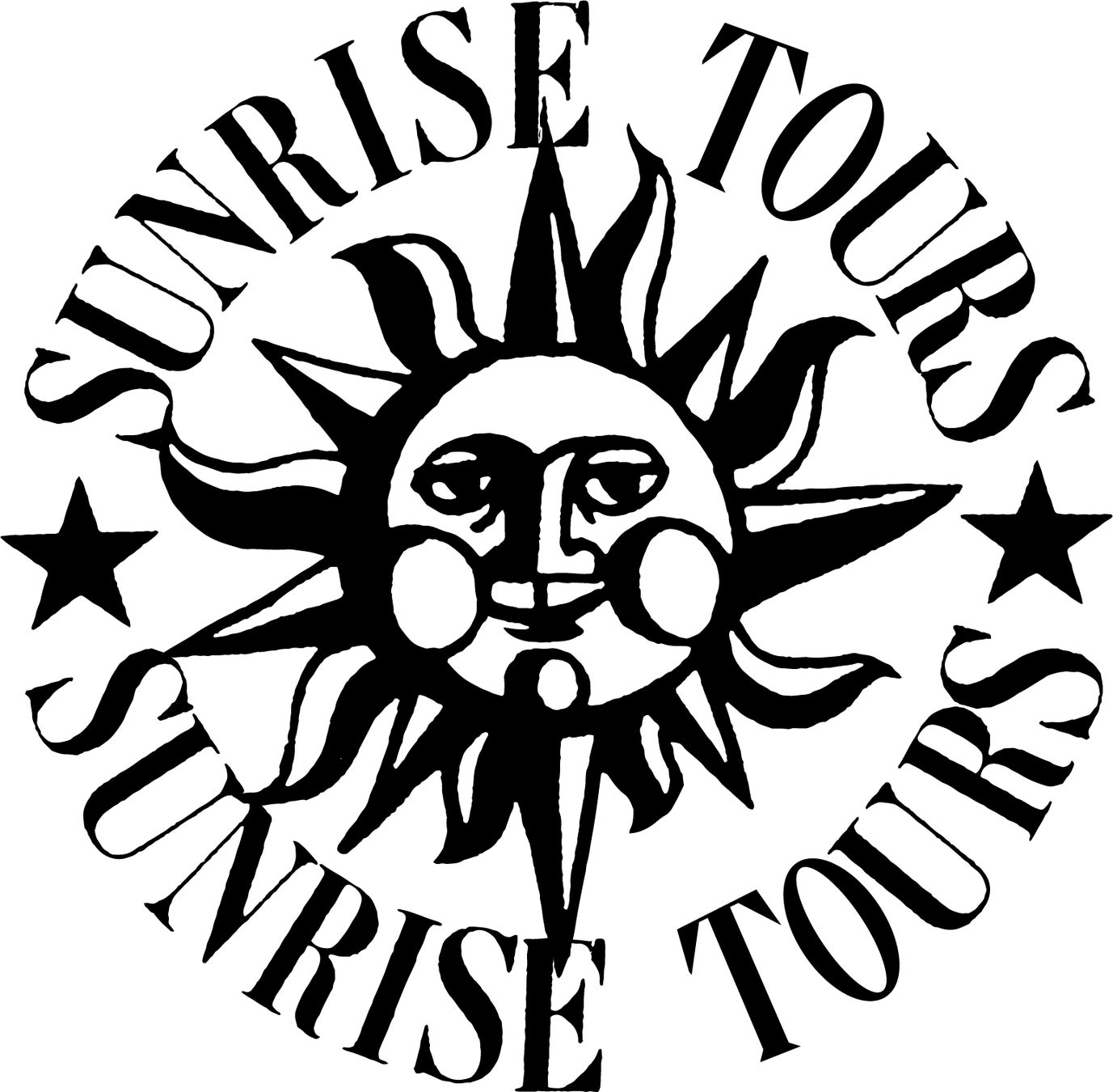 ＜1967年サンライズツアーシンボルマーク＞ アステカの太陽神を模したマーク