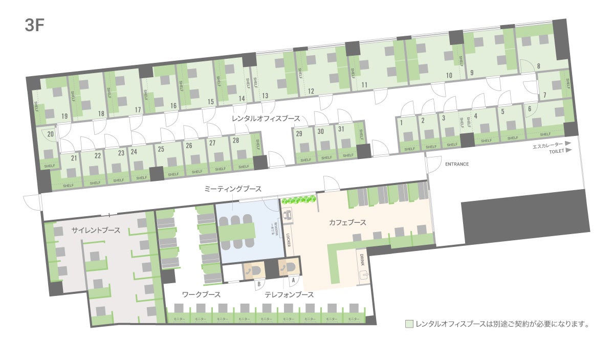 BIZcomfort日暮里　フロアマップ