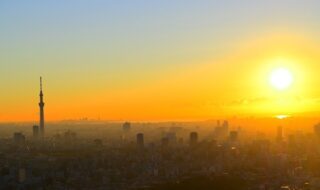 初日の出の様子（2021年）