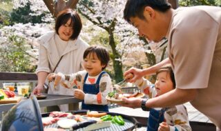 大自然の中で家族で手軽にBBQ！