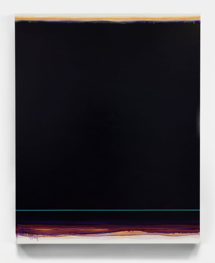 フランシス真悟 Francis Shingo , Infinite Space (Ultraviolet) .  2022. Oil on linen . 162 x 130 cm
