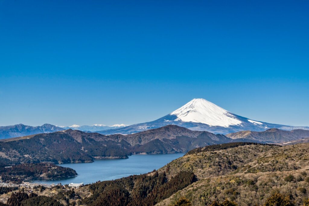 大観山から望む霊峰富士