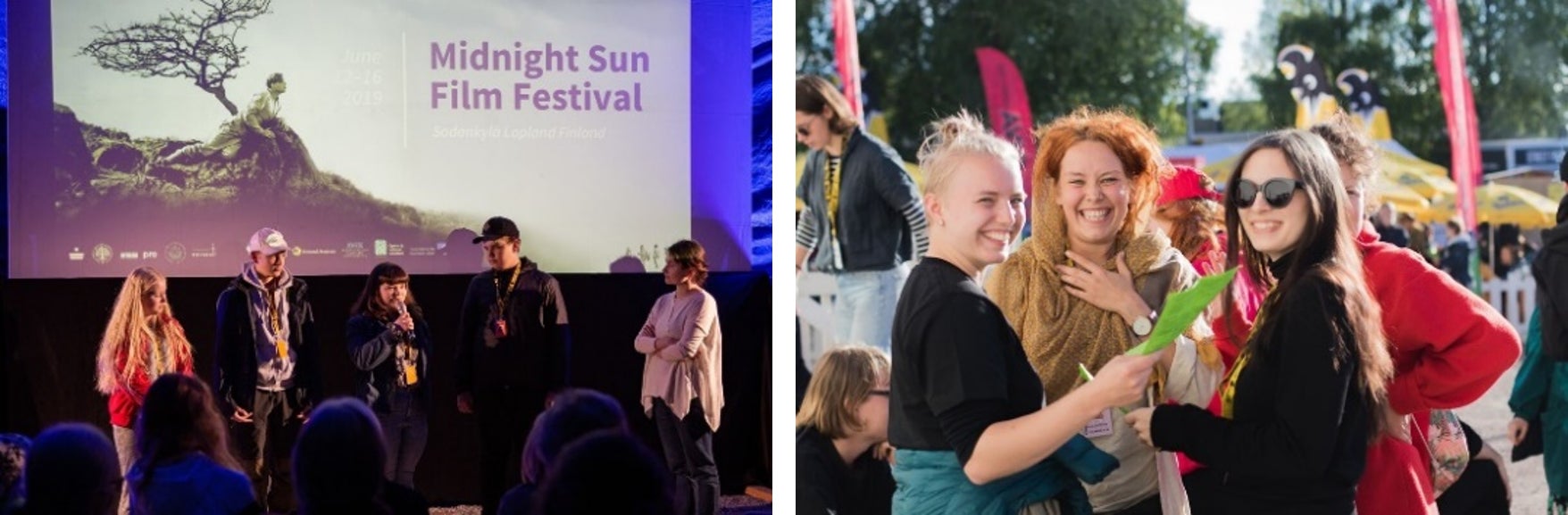 クレジット：（左）Anniliina Lassila、Midnight Sun Film Festival、Sodankylä（右）Sonja Tolonen、Midnight Sun Film Festival、Sodankylä