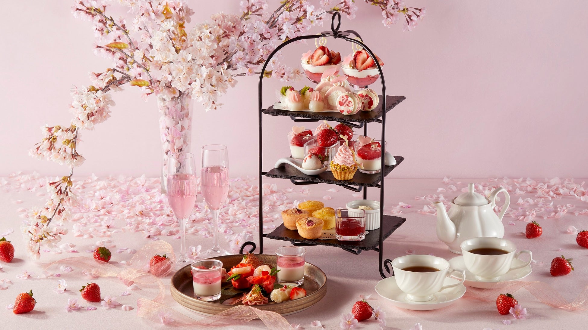 第二弾SAKURA Afternoon Tea Set～Strawberry～イメージ