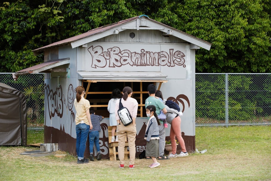 ヤギ小屋の様子