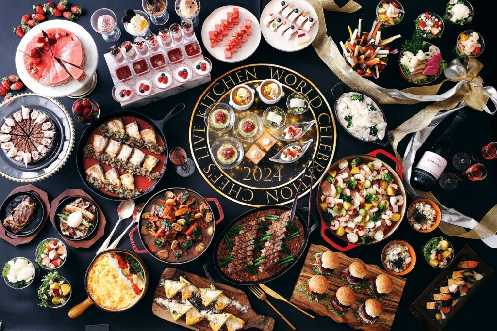 新しい年の始まりは、日本をはじめ世界のお祝い料理や新年にふさわしい華やかな料理を堪能できるフェアを開催
