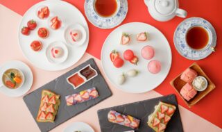 「河西いちご園×琵琶湖マリオットホテル Strawberry Afternoon Tea」イメージ