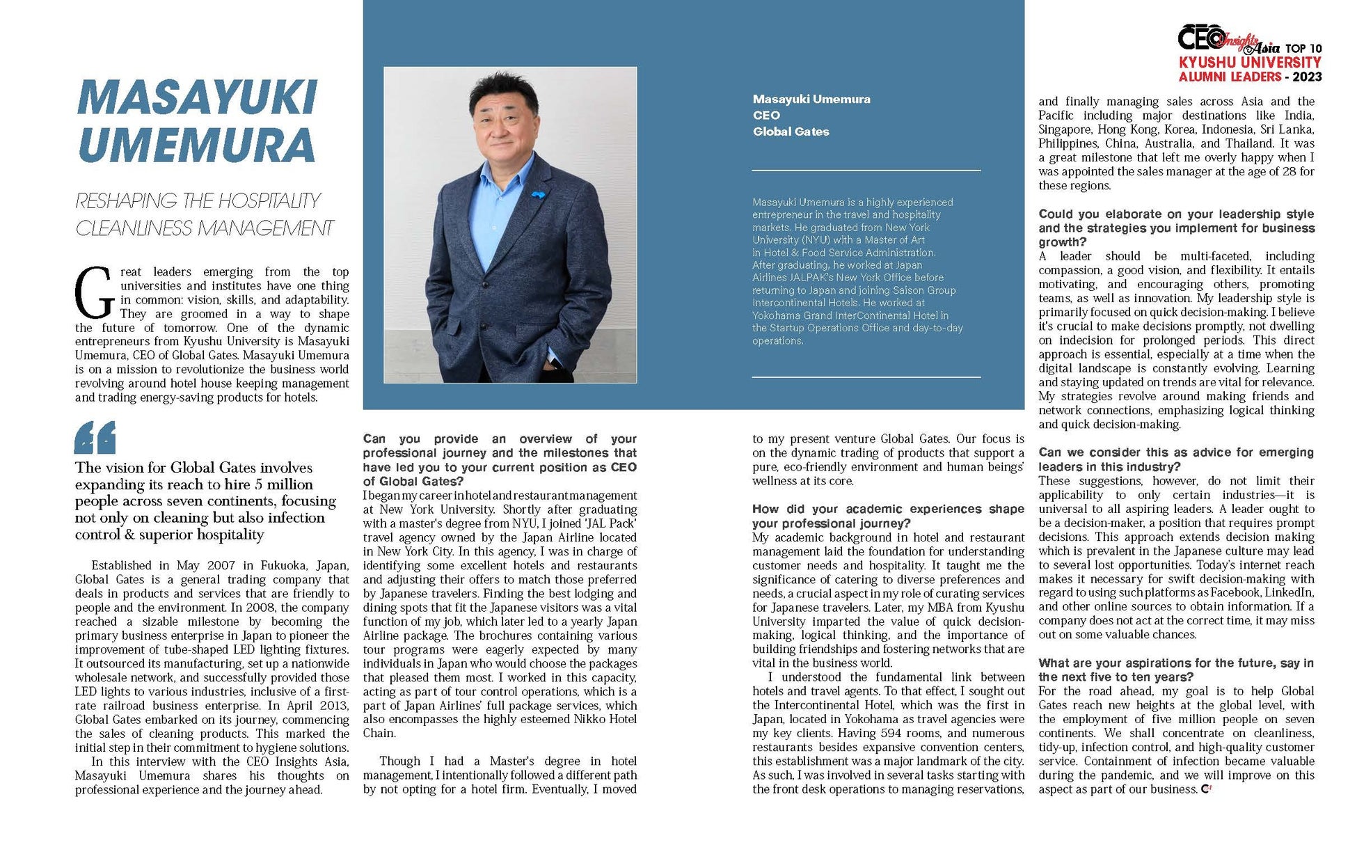 『CEO Insights Asia』記事
