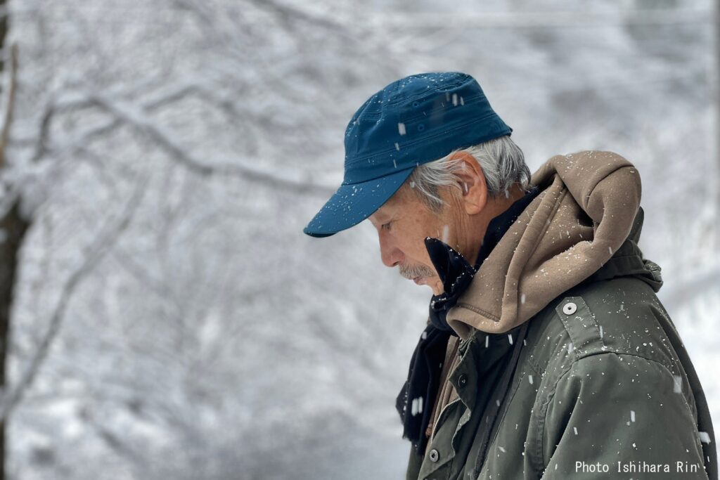 田中泯「雪の良寛」photo Ishihara Rin