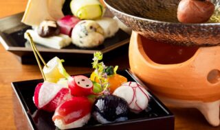 日本ならではの寿司をベジタリアン向けに考案
