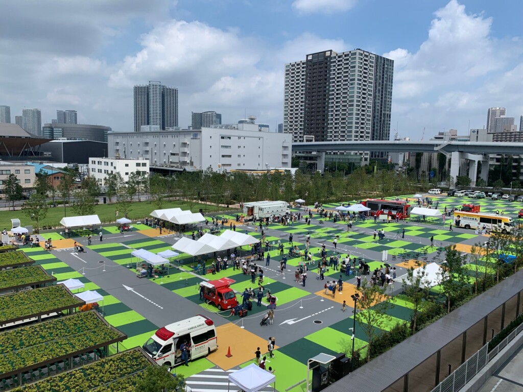 有明ガーデン 屋外でのイベントの様子