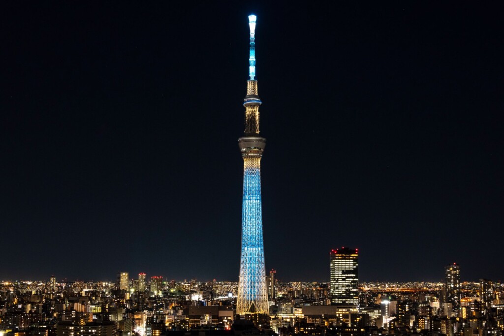 △東京スカイツリーライティング　©TOKYO-SKYTREE