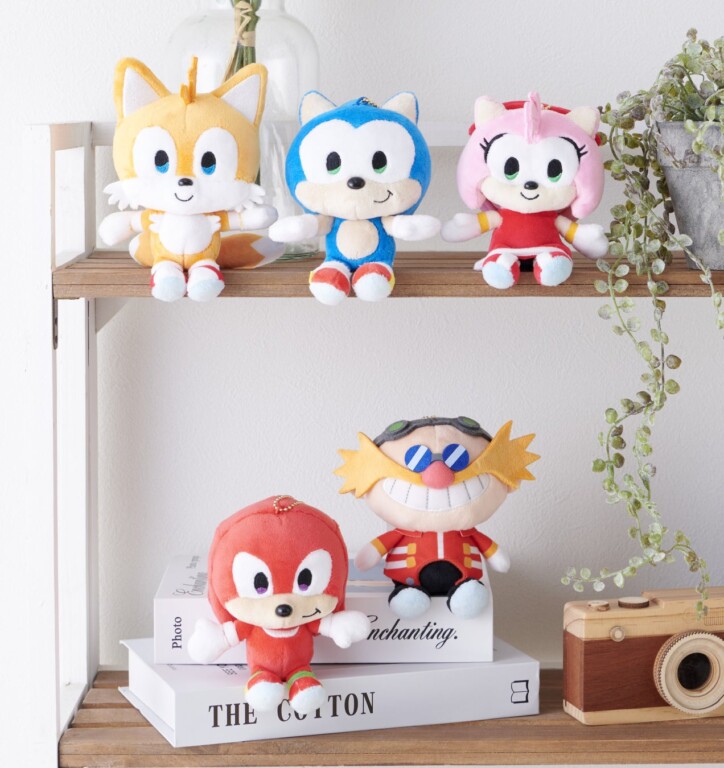 SONIC&FRIENDS マスコット 各1760円