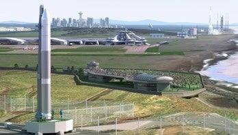 北海道スペースポートの将来イメージ図