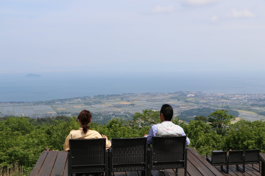 箱館山からの景色